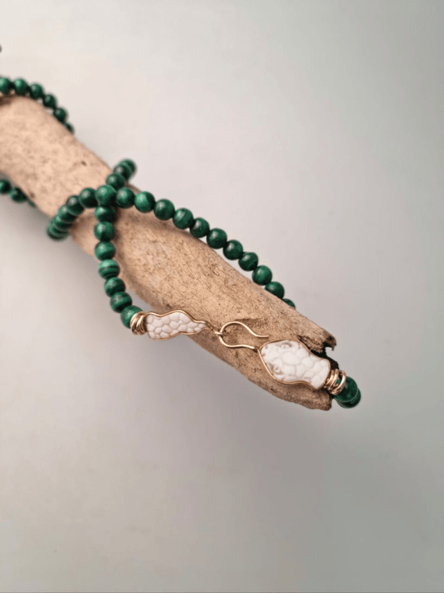 Collana Serpente Bianco Cammeo