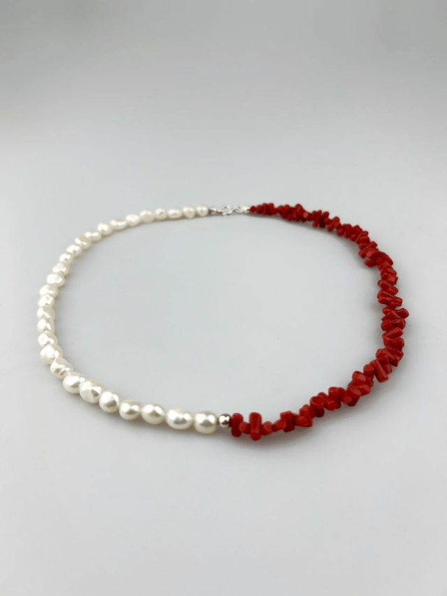 Collana Alterego Corallo e Perle