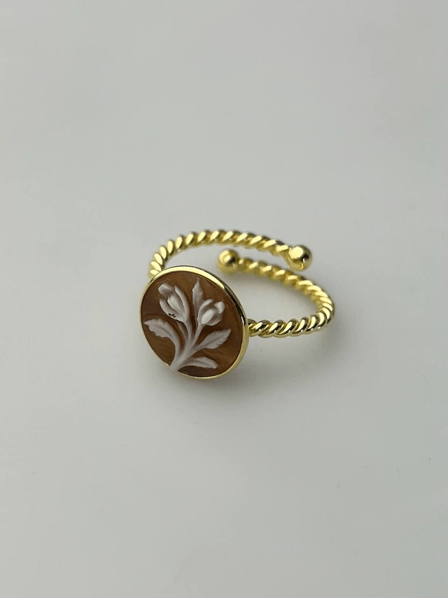  Anello Cammeo Minimal