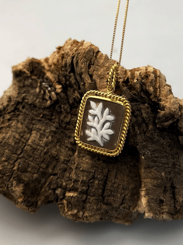 Pendente Cammeo Botanico