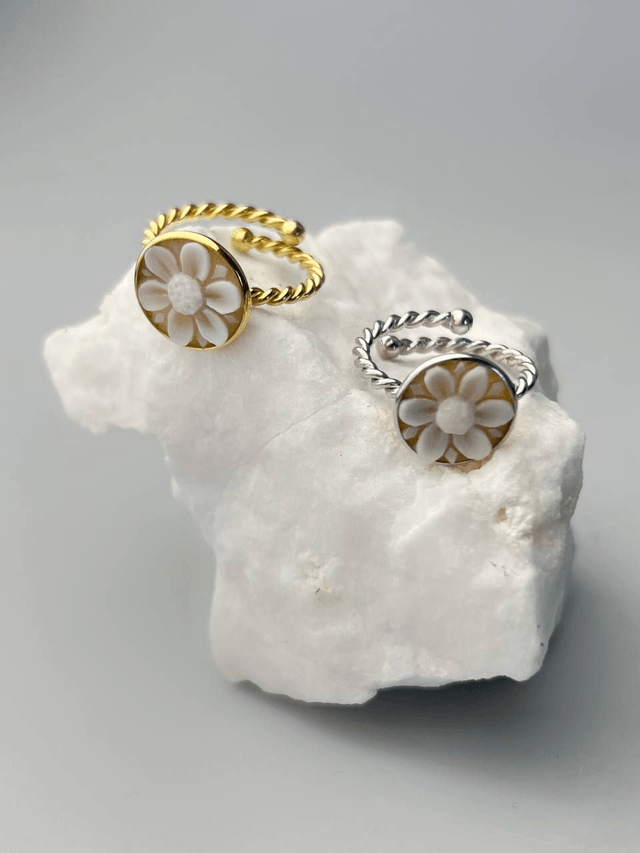  Anello Cammeo Minimal