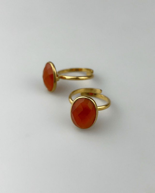 Anello Pietre Semipreziose Minimal