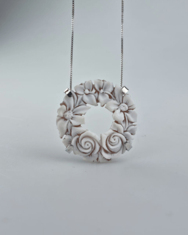 Pendente Cammeo Creola Fiori