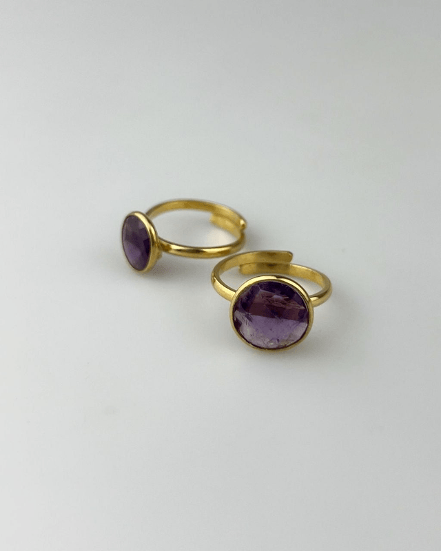 Anello Pietre Semipreziose Minimal