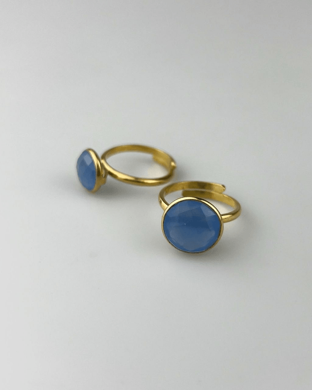 Anello Pietre Semipreziose Minimal