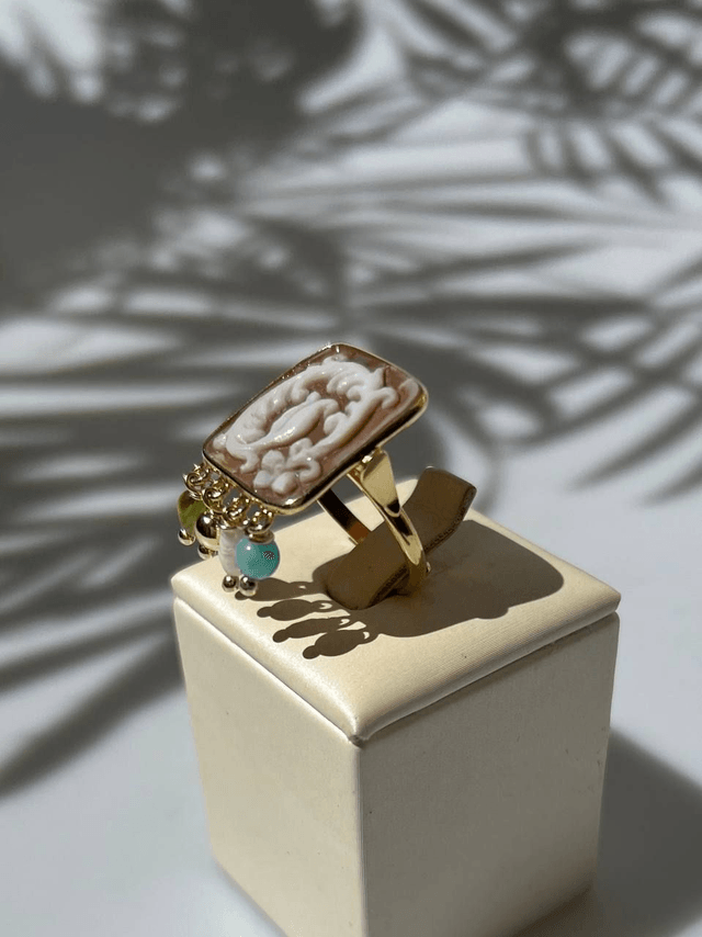 Anello Cammeo Maioliche di Vietri