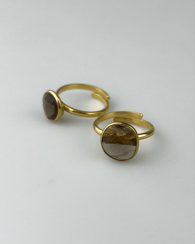 Anello Pietre Semipreziose Minimal