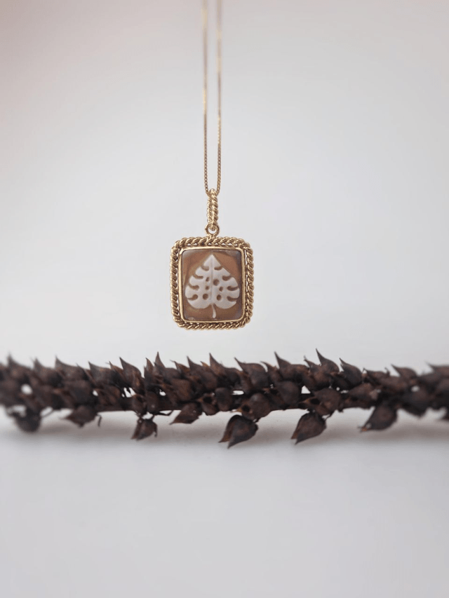 Pendente Cammeo Botanico