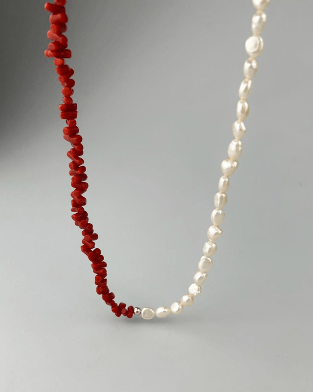 Collana Alterego Corallo e Perle