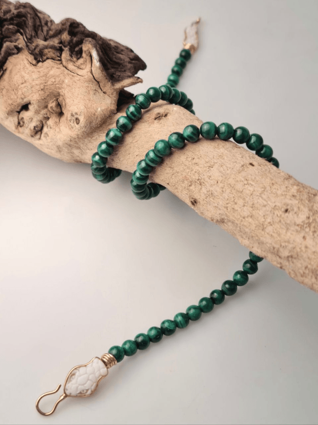 Collana Serpente Bianco Cammeo