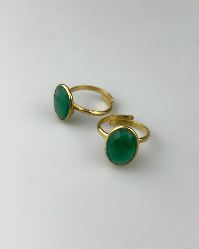 Anello Pietre Semipreziose Minimal