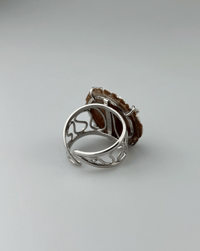 Anello Fiori Cammeo