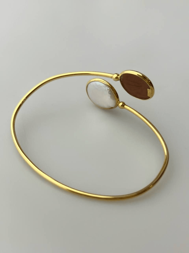 Bracciale Pura – Rosa Cammeo e Perla Moneta