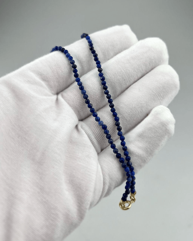 Collana Nyx Lapislazzuli Sfaccettato 3mm