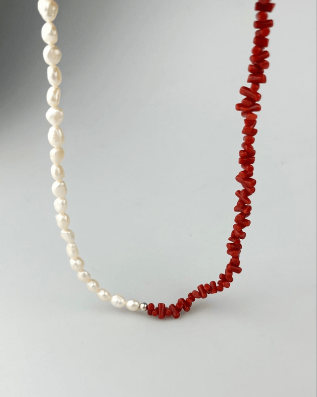 Collana Alterego Corallo e Perle