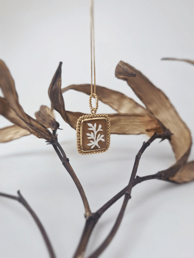 Pendente Cammeo Botanico