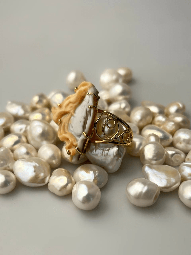 Anello Cammeo Dama dell'Alba