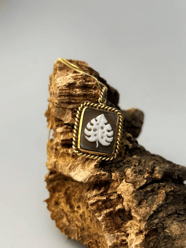 Pendente Cammeo Botanico