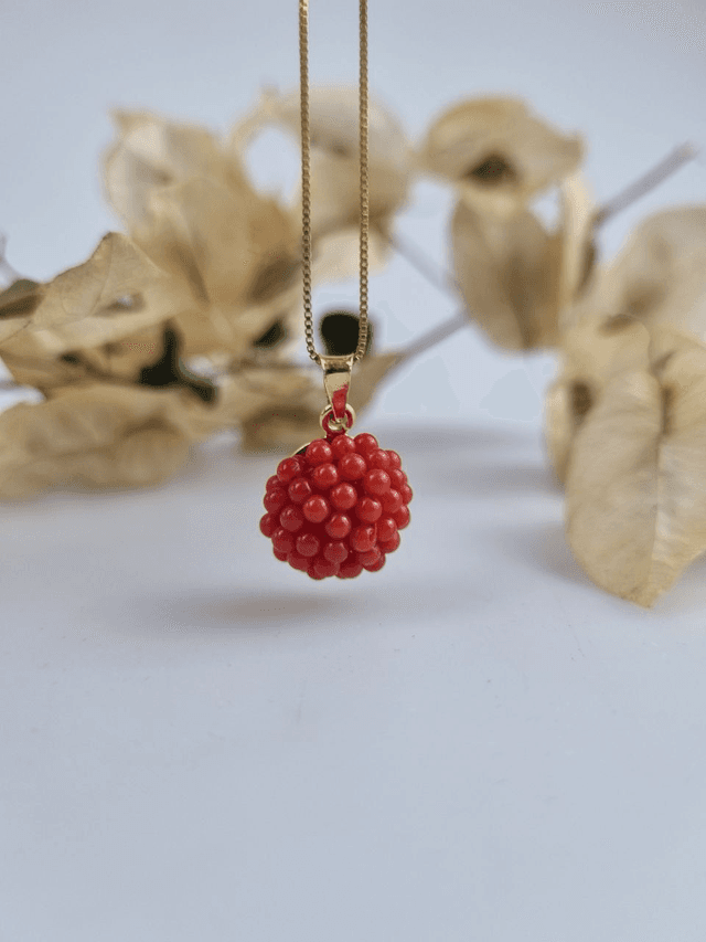 Pendente Lampone Tessiti di Corallo