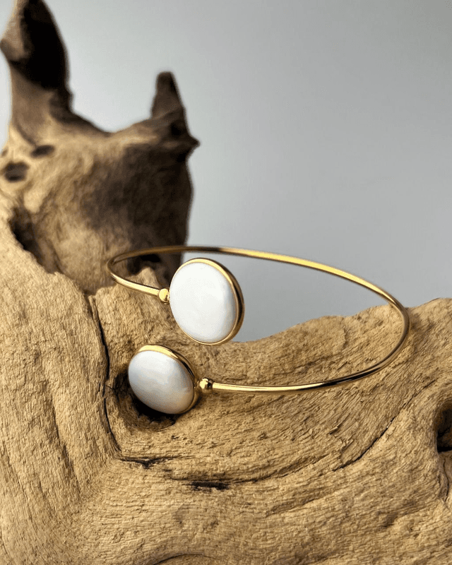 Bracciale Selene con Perla Moneta