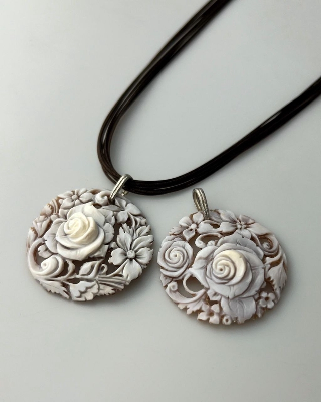 Pendente Cammeo Fiori