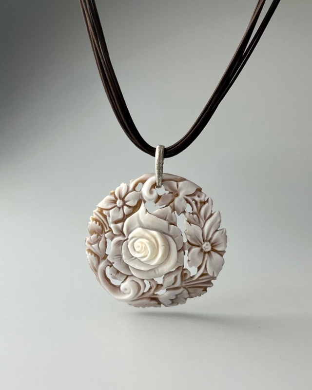 Pendente Cammeo Fiori